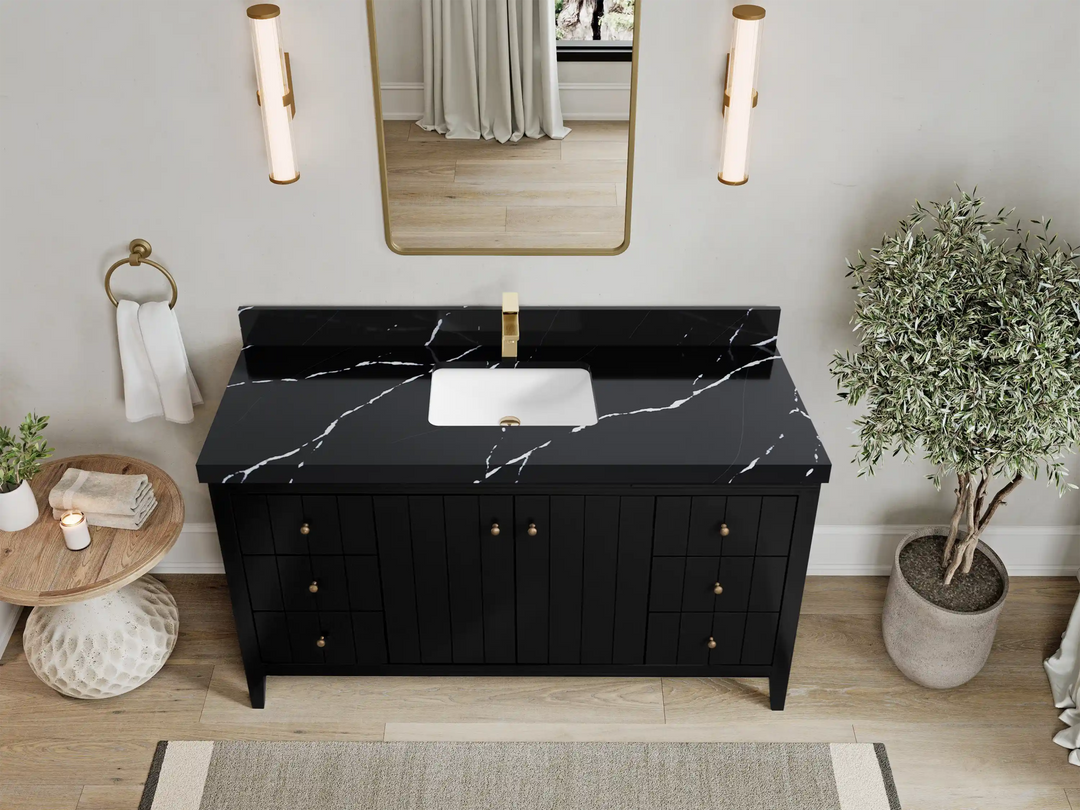 Atlanta 60 in. W x 22 in. D Single Sink Bathroom Vanity - Willow Bath and Vanity