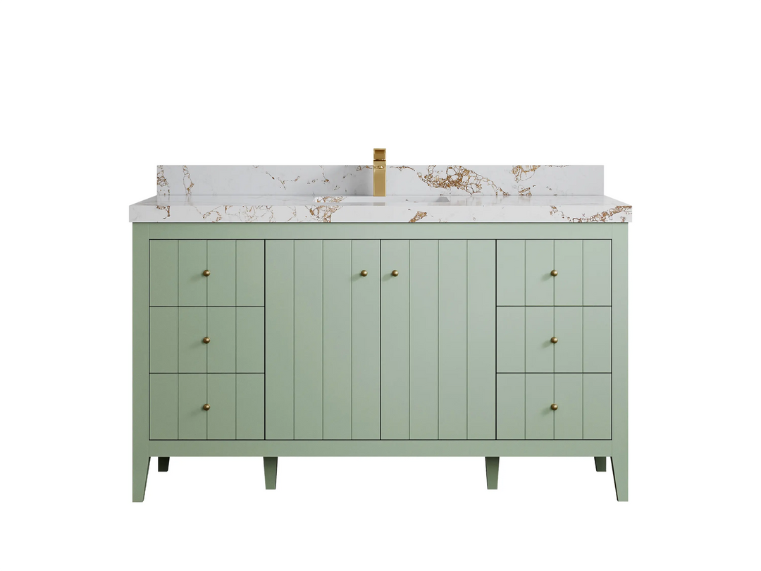Atlanta 60 in. W x 22 in. D Single Sink Bathroom Vanity - Willow Bath and Vanity