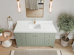 Atlanta 60 in. W x 22 in. D Single Sink Bathroom Vanity - photo 31
