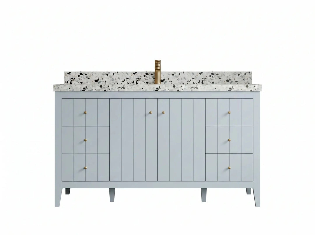Bathroom Vanities - Bathroom Vanity with Countertop and Backsplash - photo 6
