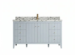 Atlanta 60 in. W x 22 in. D Single Sink Bathroom Vanity - photo 1