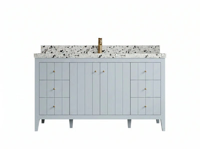 Atlanta 60 in. W x 22 in. D Single Sink Bathroom Vanity - Willow Bath and Vanity