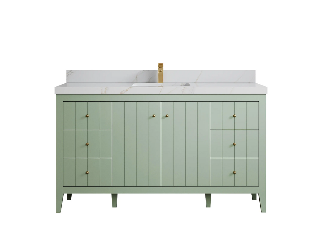 Atlanta 60 in. W x 22 in. D Single Sink Bathroom Vanity - Willow Bath and Vanity