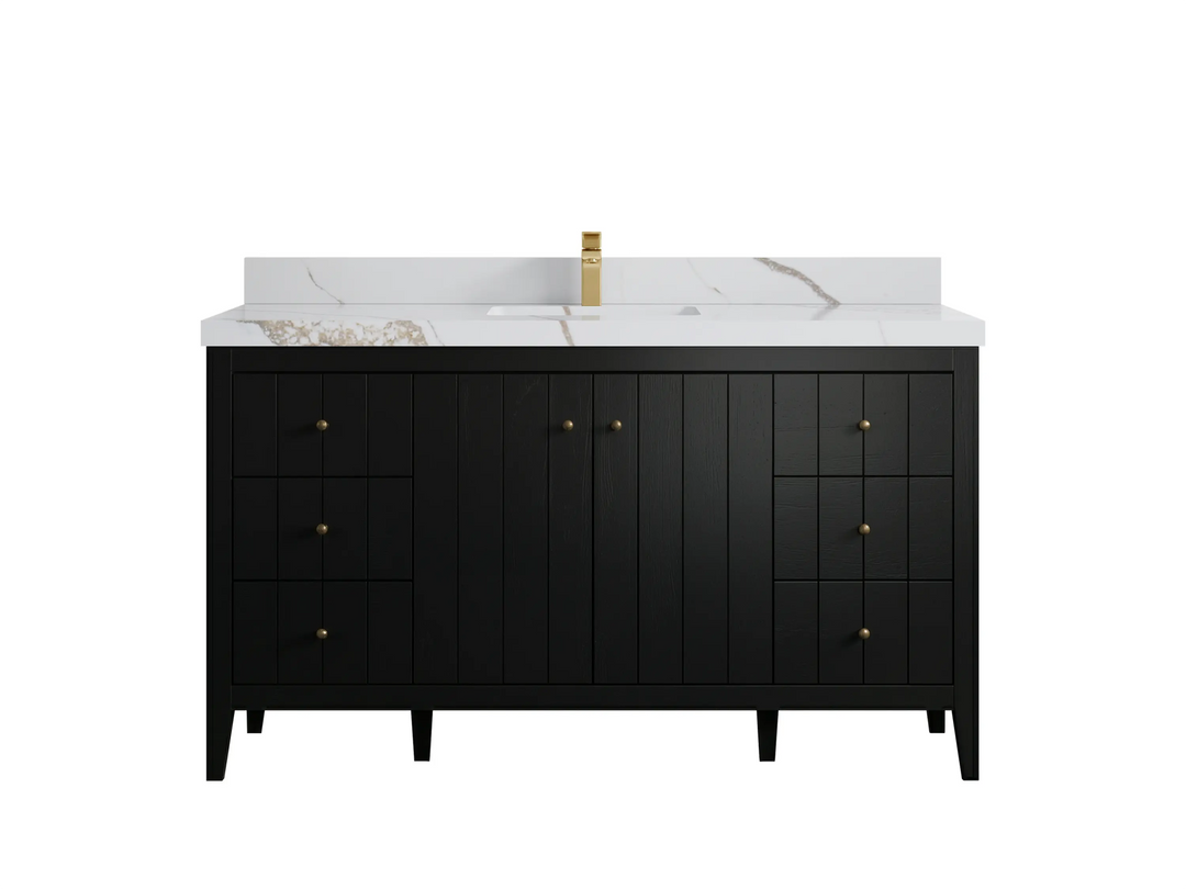 Atlanta 60 in. W x 22 in. D Single Sink Bathroom Vanity - Willow Bath and Vanity