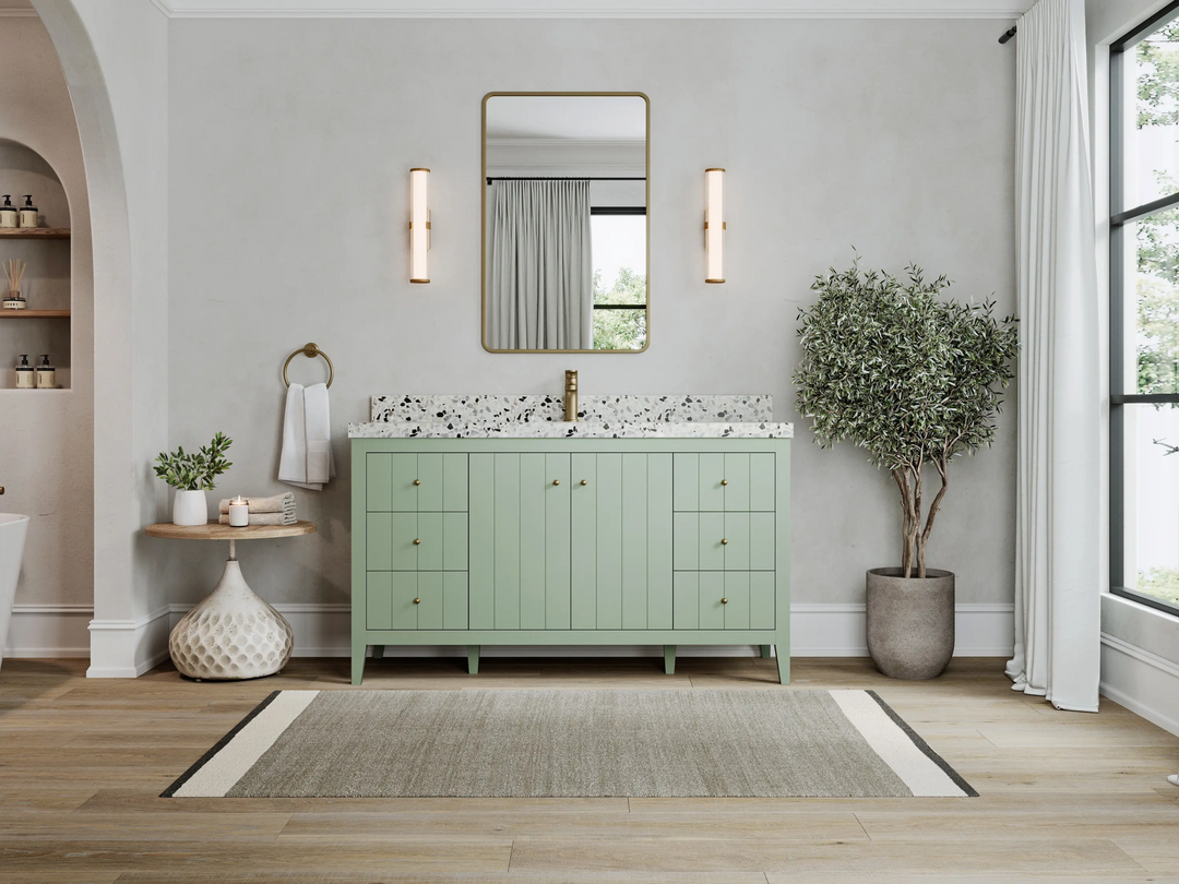 Atlanta 60 in. W x 22 in. D Single Sink Bathroom Vanity - Willow Bath and Vanity