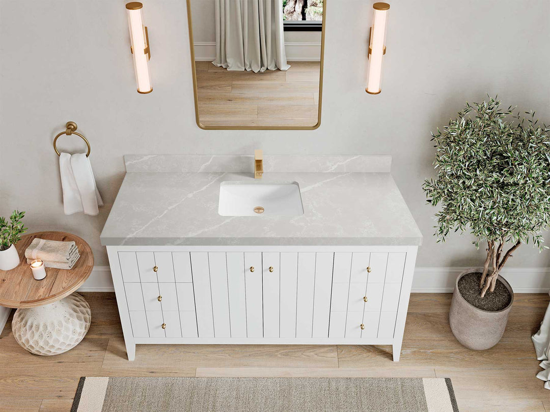 Atlanta 60 in. W x 22 in. D Single Sink Bathroom Vanity - Willow Bath and Vanity