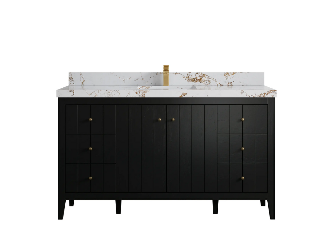 Atlanta 60 in. W x 22 in. D Single Sink Bathroom Vanity - Willow Bath and Vanity