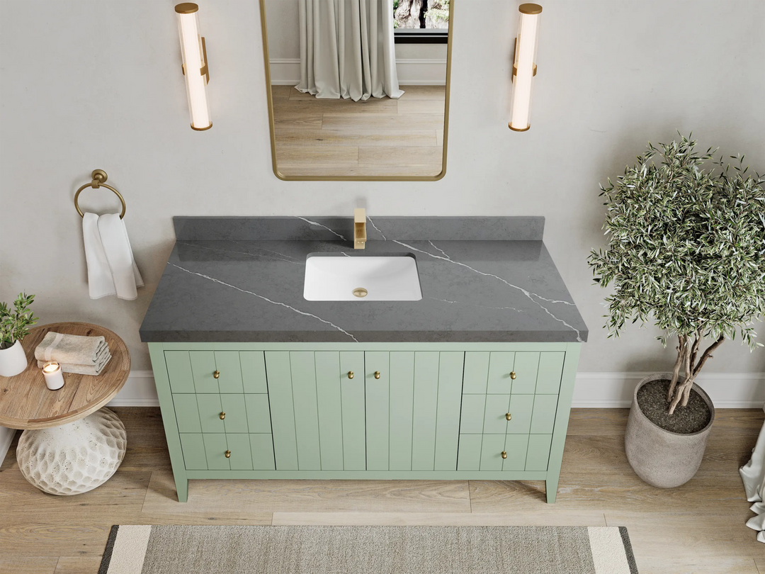 Atlanta 60 in. W x 22 in. D Single Sink Bathroom Vanity - Willow Bath and Vanity