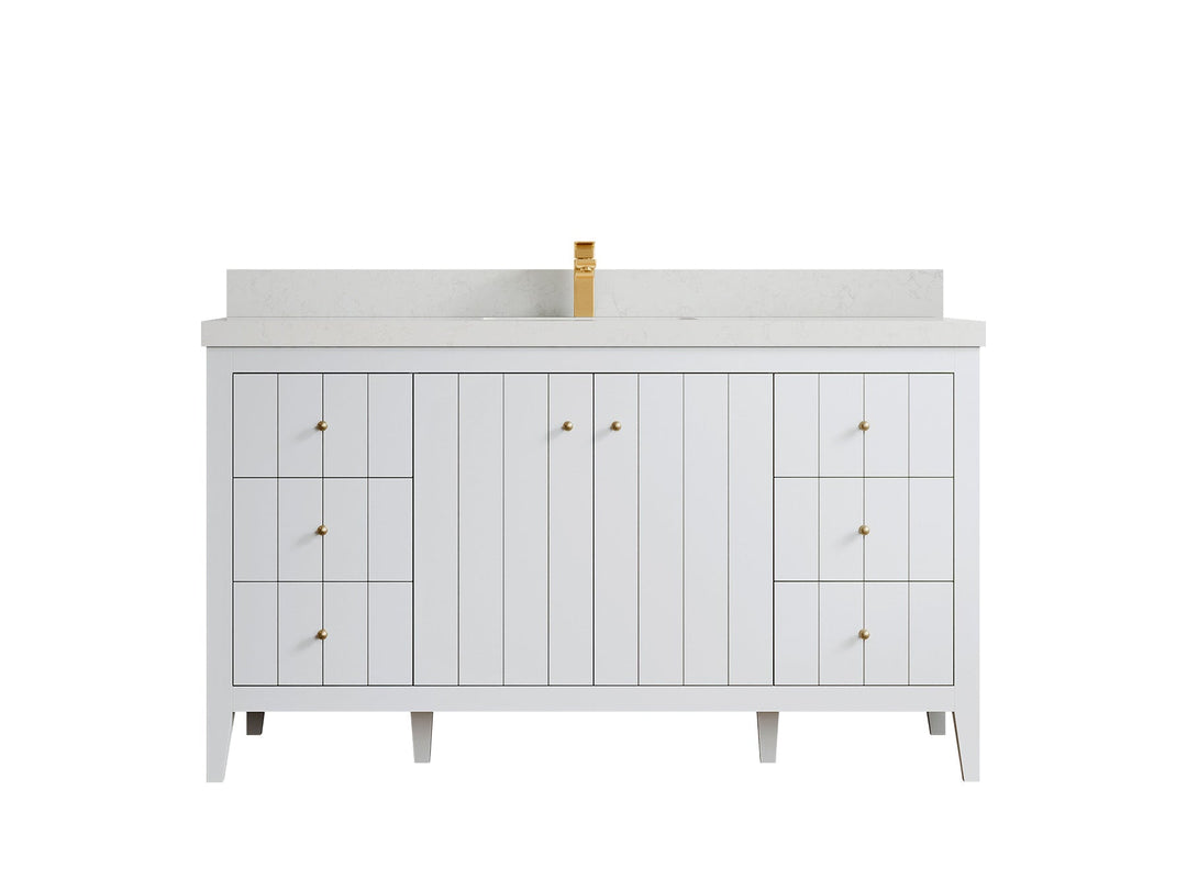 Atlanta 60 in. W x 22 in. D Single Sink Bathroom Vanity - Willow Bath and Vanity