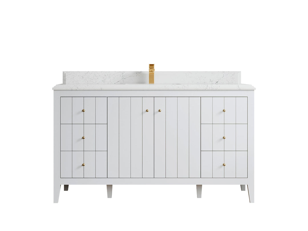 Atlanta 60 in. W x 22 in. D Single Sink Bathroom Vanity - Willow Bath and Vanity