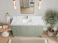 Atlanta 60 in. W x 22 in. D Single Sink Bathroom Vanity - photo 17