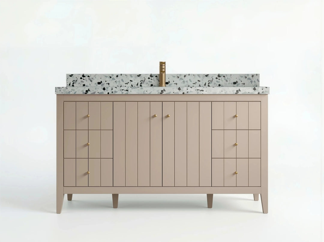 Bathroom Vanities - Bathroom Vanity with Countertop and Backsplash - photo 2