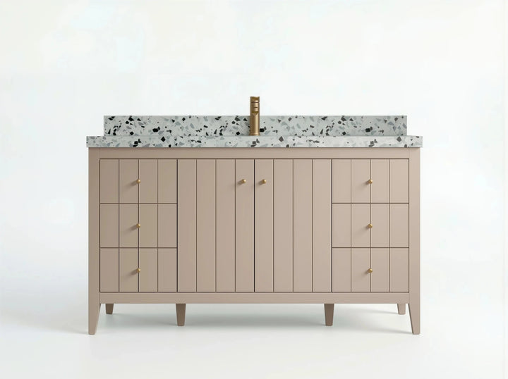 Atlanta 60 in. W x 22 in. D Single Sink Bathroom Vanity - photo 1
