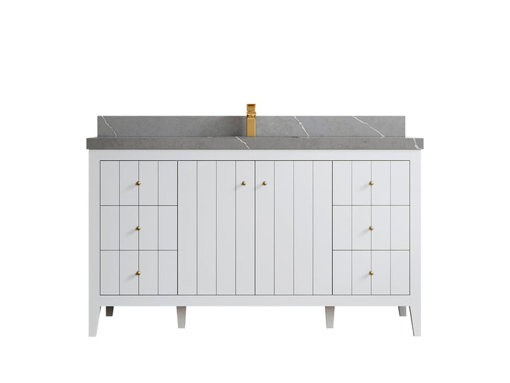 Atlanta 60 in. W x 22 in. D Single Sink Bathroom Vanity - photo 29