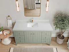 Atlanta 60 in. W x 22 in. D Single Sink Bathroom Vanity - photo 9