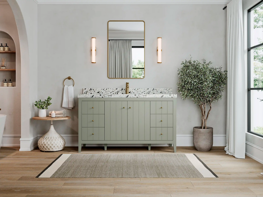 Atlanta 60 in. W x 22 in. D Single Sink Bathroom Vanity - Willow Bath and Vanity