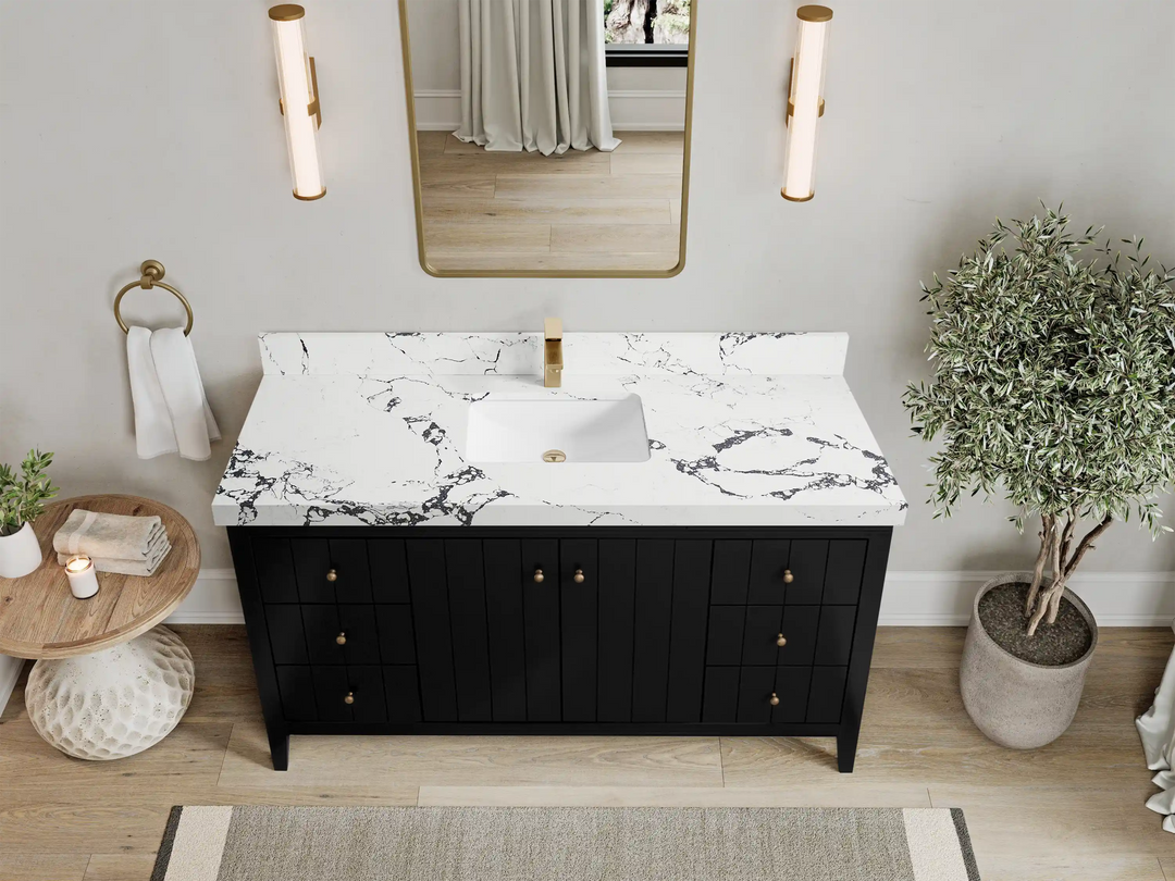 Atlanta 60 in. W x 22 in. D Single Sink Bathroom Vanity | 
              
                Black
                
                  
             - ATL-CAB-BLK-59S - photo №39