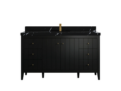 Atlanta 60 in. W x 22 in. D Single Sink Bathroom Vanity - photo 12