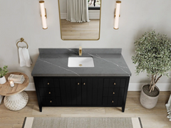 Atlanta 60 in. W x 22 in. D Single Sink Bathroom Vanity - photo 35