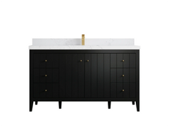 Atlanta 60 in. W x 22 in. D Single Sink Bathroom Vanity - photo 32