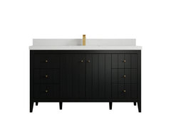 Atlanta 60 in. W x 22 in. D Single Sink Bathroom Vanity - photo 10