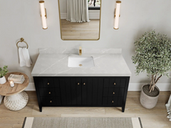 Atlanta 60 in. W x 22 in. D Single Sink Bathroom Vanity - photo 33