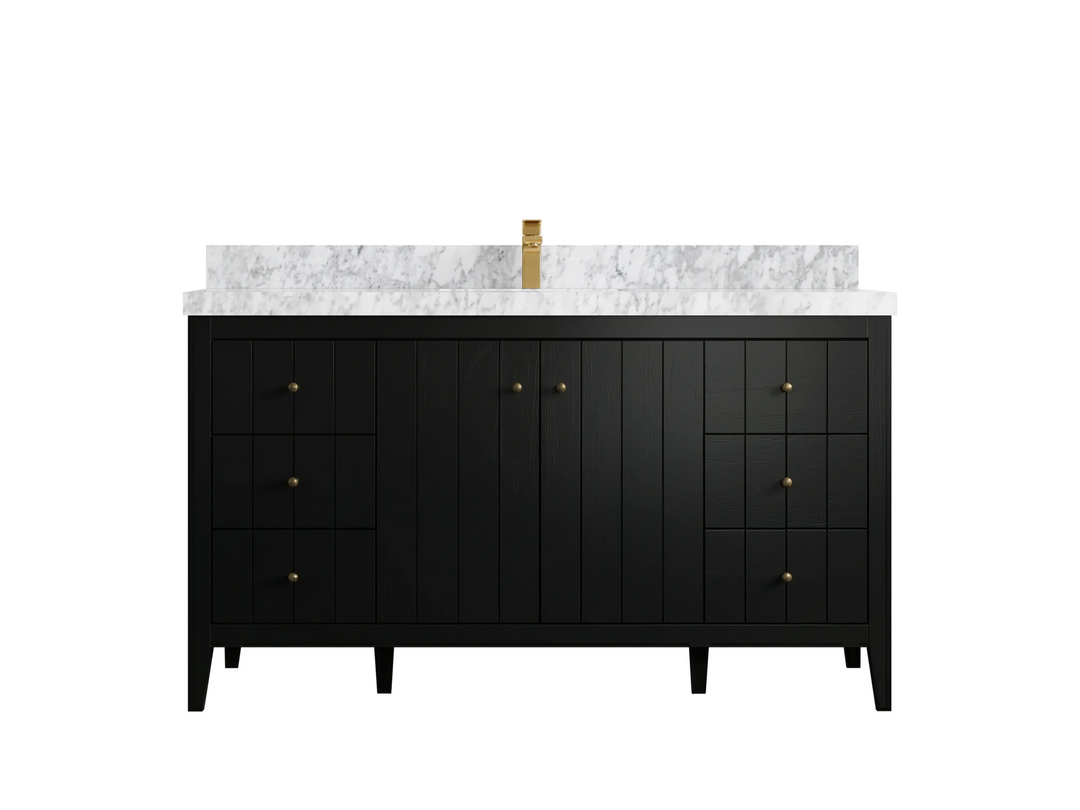Atlanta 60 in. W x 22 in. D Single Sink Bathroom Vanity | 
              
                Black
                
                  
             - ATL-CAB-BLK-59S - photo №8