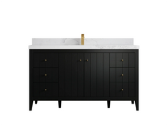 Atlanta 60 in. W x 22 in. D Single Sink Bathroom Vanity - photo 18