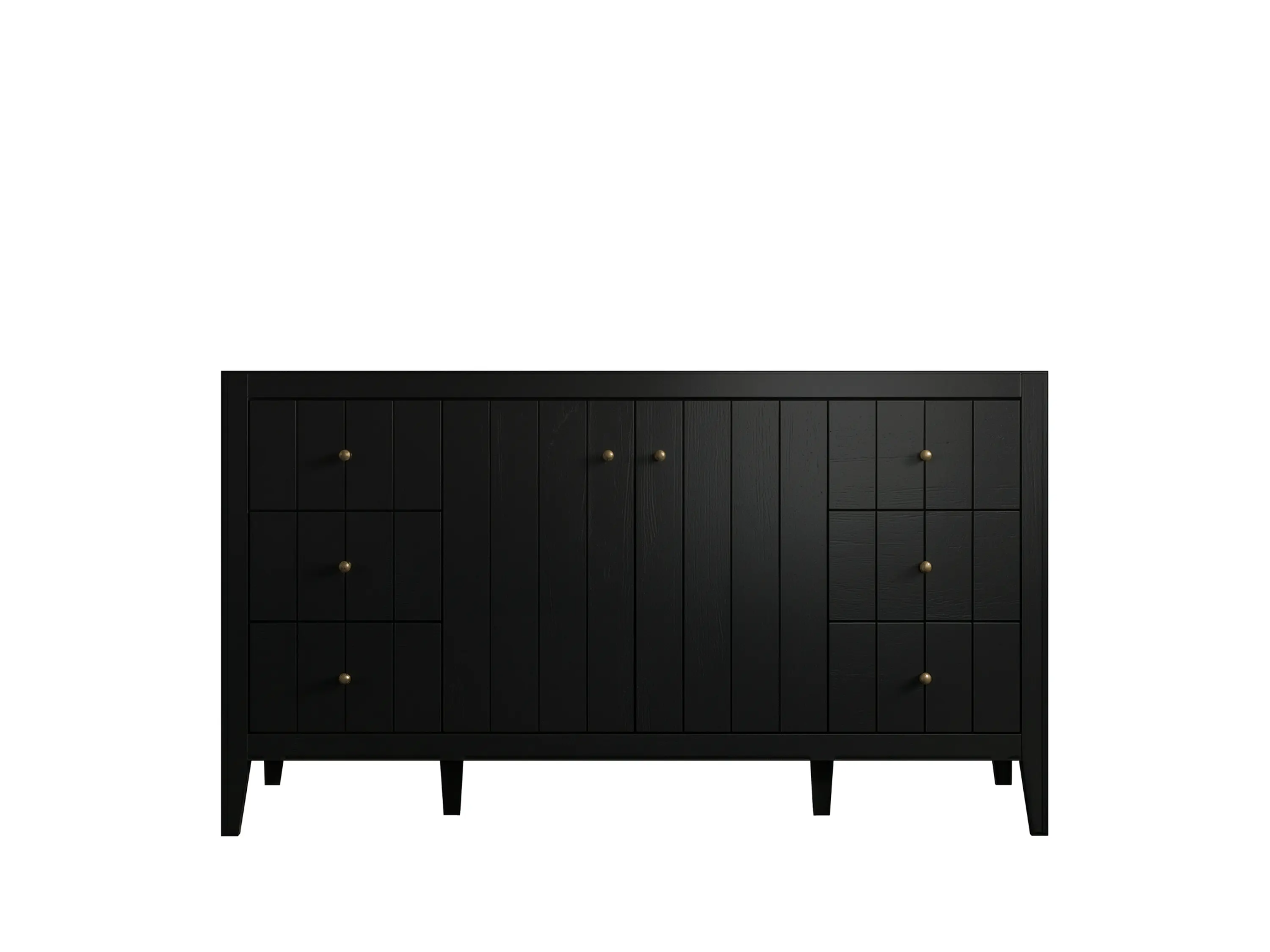 Atlanta 60 in. W x 22 in. D Single Sink Bathroom Vanity BLK - Willow Bath and Vanity