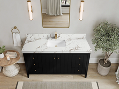 Atlanta 60 in. W x 22 in. D Single Sink Bathroom Vanity - photo 23