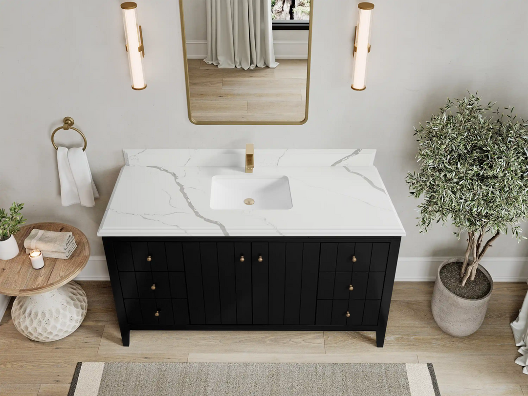 Atlanta 60 in. W x 22 in. D Single Sink Bathroom Vanity | 
              
                Black
                
                  
             - ATL-CAB-BLK-59S - photo №25