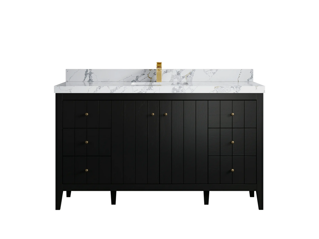 Atlanta 60 in. W x 22 in. D Single Sink Bathroom Vanity | 
              
                Black
                
                  
             - ATL-CAB-BLK-59S - photo №20