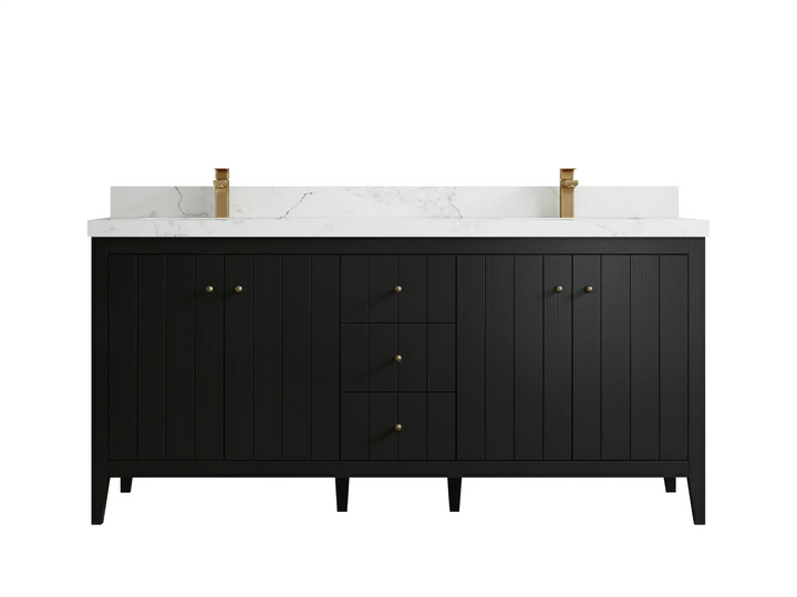 Atlanta 72 in. W x 22 in. D Double Sink Bathroom Vanity - photo 37