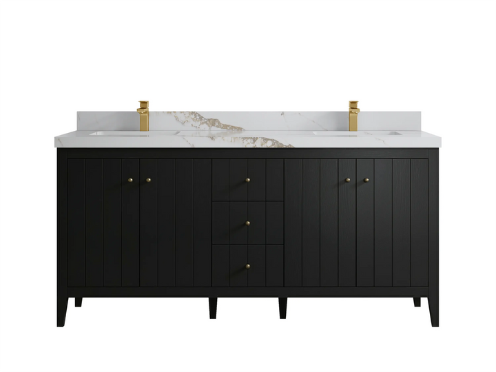 Atlanta 72 in. W x 22 in. D Double Sink Bathroom Vanity - photo 33