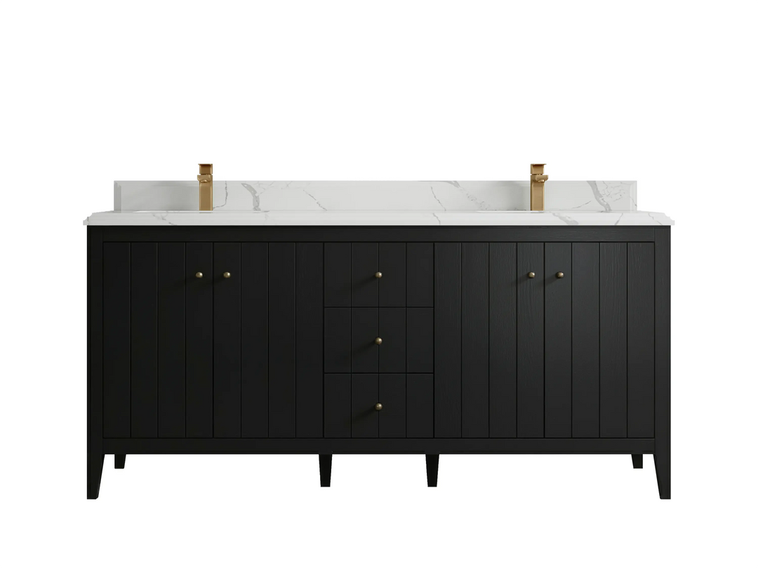 Atlanta 72 in. W x 22 in. D Double Sink Bathroom Vanity - Willow Bath and Vanity