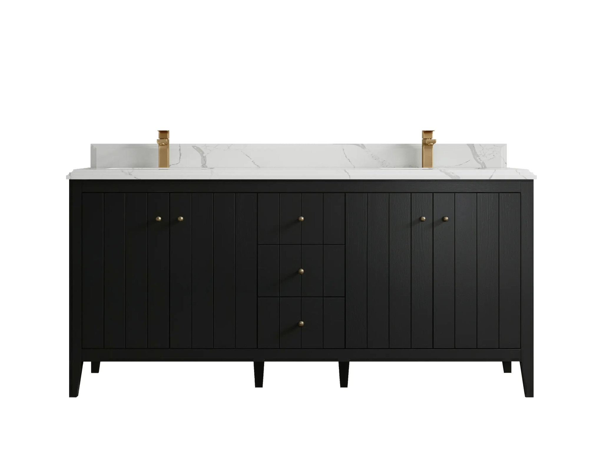 Atlanta 72 in. W x 22 in. D Double Sink Bathroom Vanity - Willow Bath and Vanity