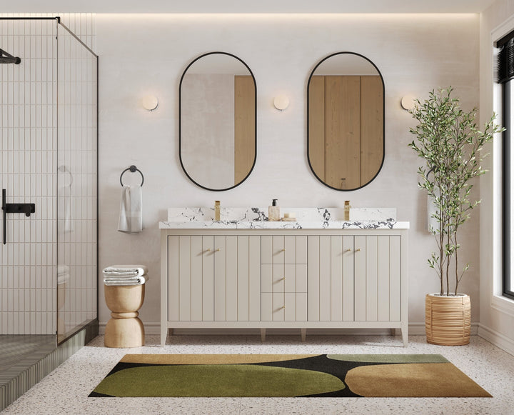 Atlanta 72 in. W x 22 in. D Double Sink Bathroom Vanity - photo 5