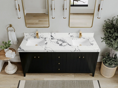 Atlanta 72 in. W x 22 in. D Double Sink Bathroom Vanity - photo 24