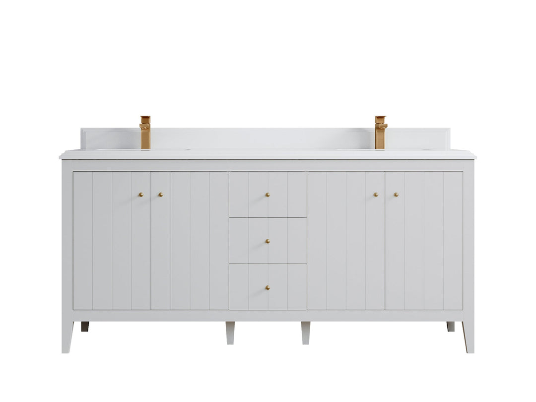 Atlanta 72 in. W x 22 in. D Double Sink Bathroom Vanity - Willow Bath and Vanity