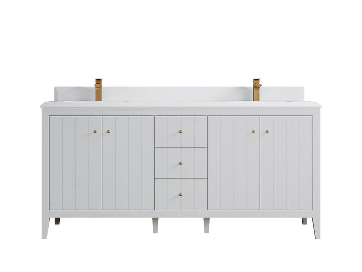 Atlanta 72 in. W x 22 in. D Double Sink Bathroom Vanity - photo 31