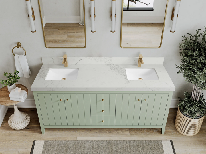 Atlanta 72 in. W x 22 in. D Double Sink Bathroom Vanity - photo 15