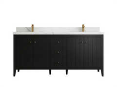 Atlanta 72 in. W x 22 in. D Double Sink Bathroom Vanity - photo 35