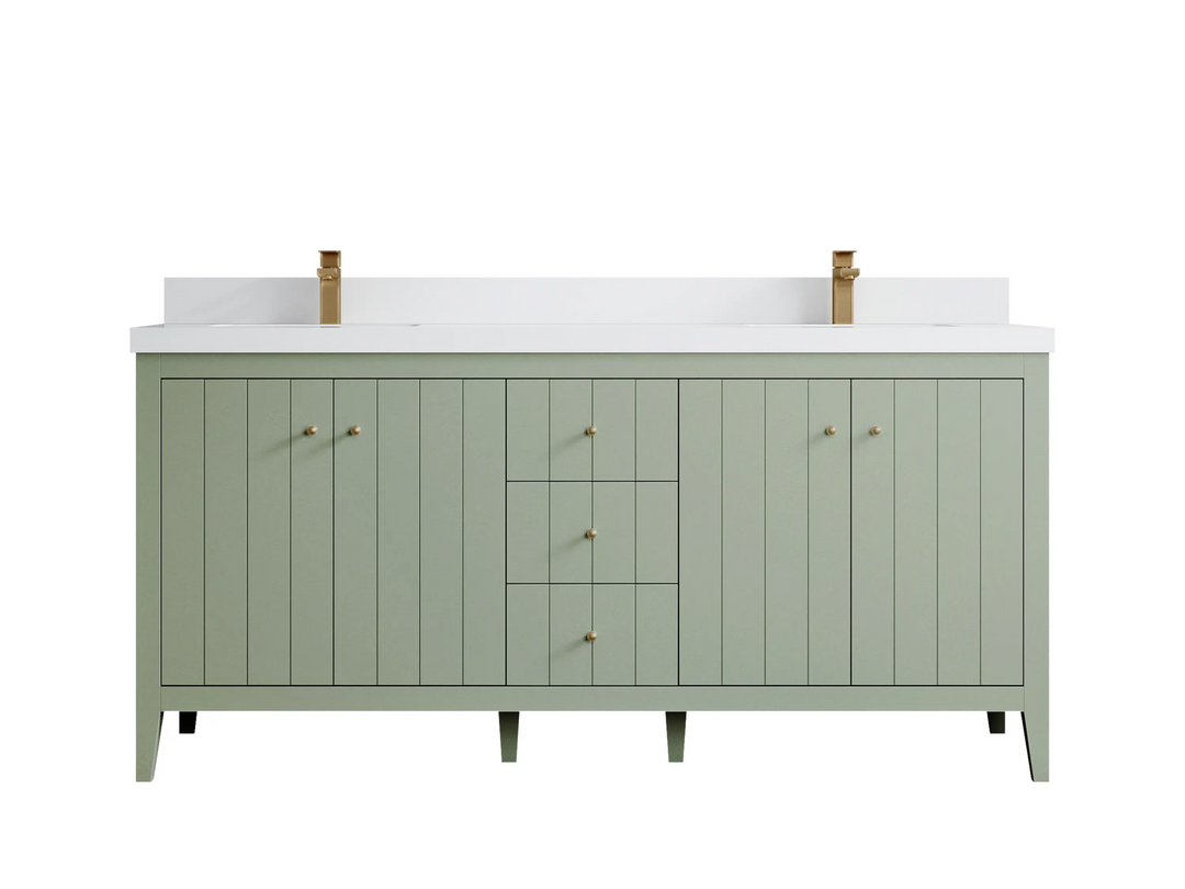 Atlanta 72 in. W x 22 in. D Double Sink Bathroom Vanity - Willow Bath and Vanity