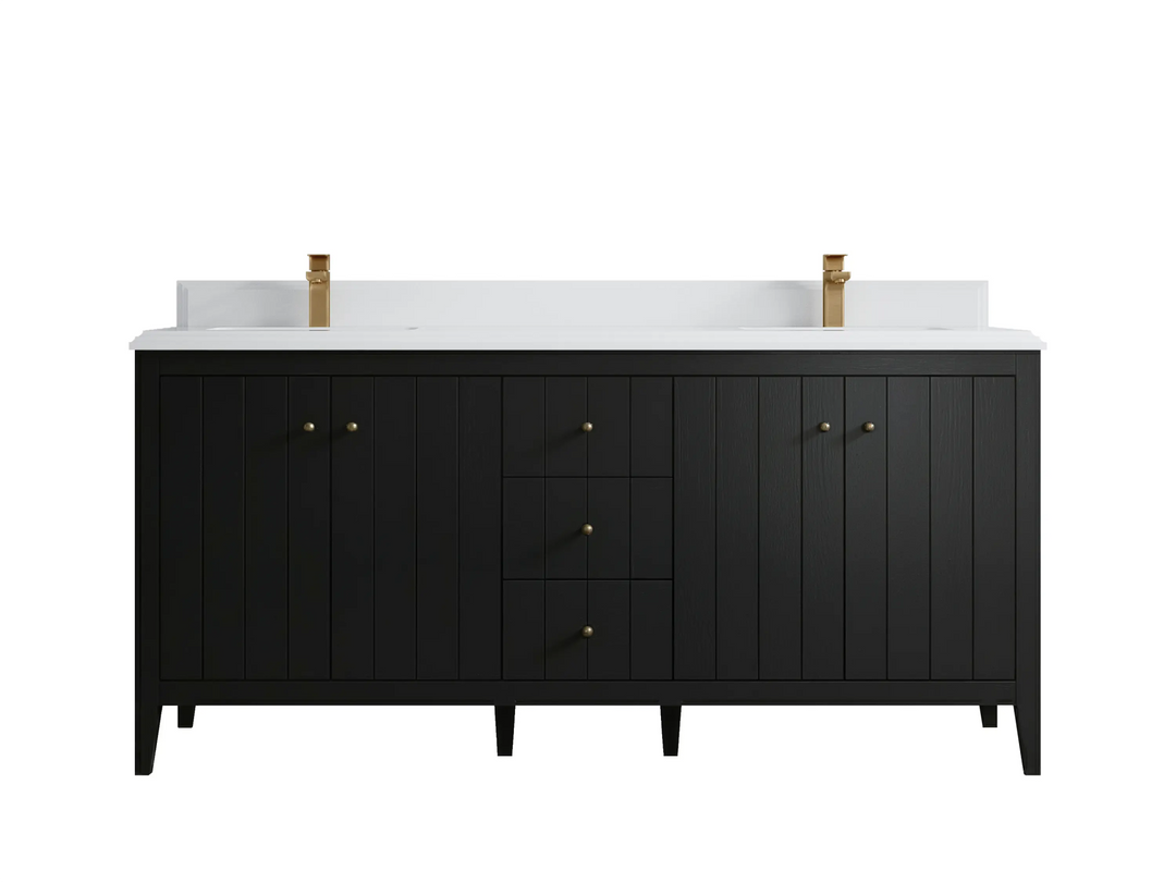 Atlanta 72 in. W x 22 in. D Double Sink Bathroom Vanity - Willow Bath and Vanity