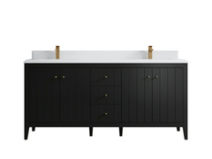 Atlanta 72 in. W x 22 in. D Double Sink Bathroom Vanity - photo 51