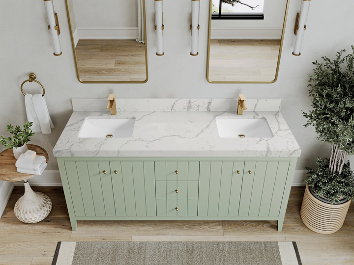 Atlanta 72 in. W x 22 in. D Double Sink Bathroom Vanity - photo 42