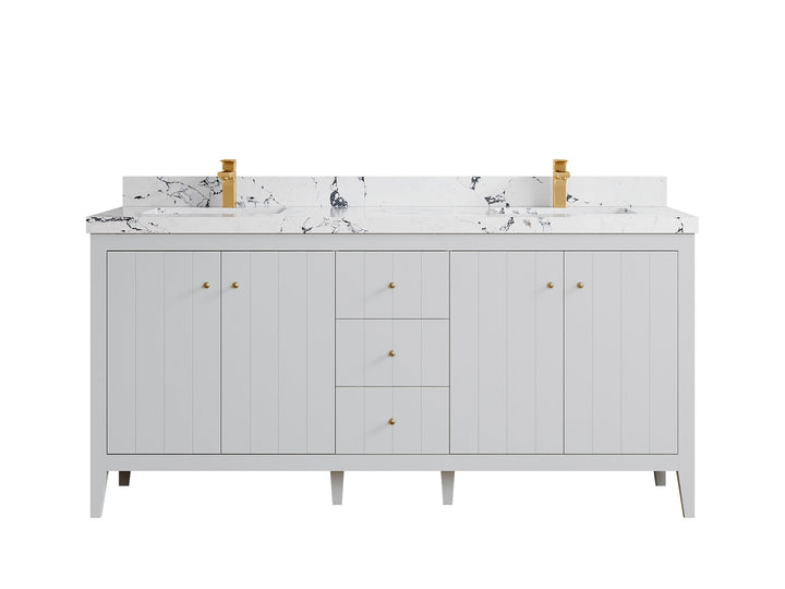 Atlanta 72 in. W x 22 in. D Double Sink Bathroom Vanity - photo 43