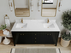 Atlanta 72 in. W x 22 in. D Double Sink Bathroom Vanity - photo 48
