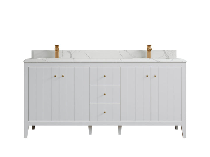 Atlanta 72 in. W x 22 in. D Double Sink Bathroom Vanity - photo 27