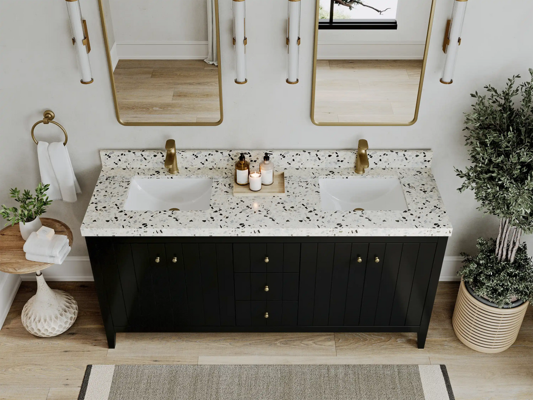 Atlanta 72 in. W x 22 in. D Double Sink Bathroom Vanity - Willow Bath and Vanity